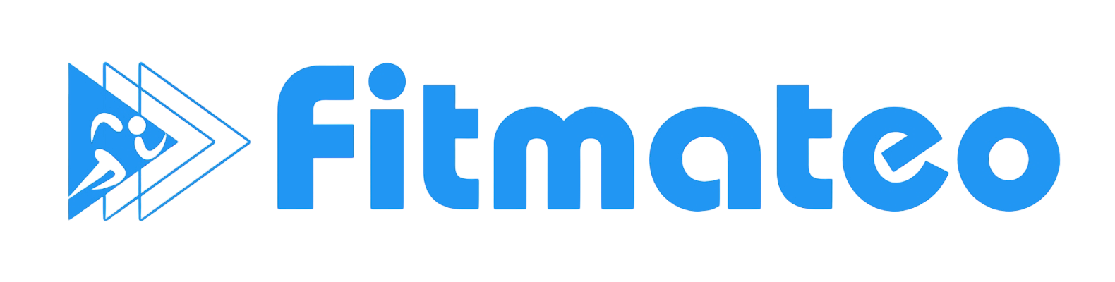 Fitmateo white logo